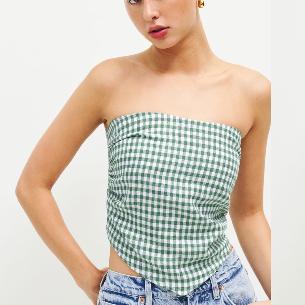 Reformation Dillon Linen Top